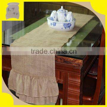 2014 new design 100% jute tablecloth