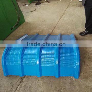 Round Metal Sheet Roof Roller Roof Sheet Crimped Tile Making Machine , Metal Roof Panel Bend Machine