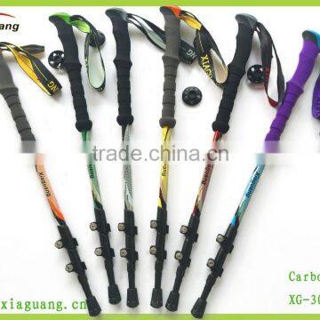 3-Section Ultra Light Carbon Fiber Trekking Pole/walking Cane/nordic Walking Poles/walking Sticks