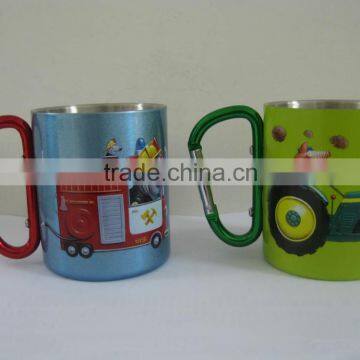 Kids favourite double-wall vacuum mug/kids personalized mugs