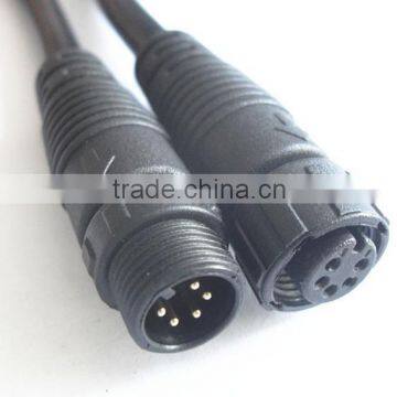 ip65 industrial electric cable coupler male to female connector