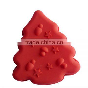 High Quality FDA Approved Silicone Cake Baking Mold For Christmas