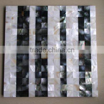 Hot Sale Luxury Triangular Random Mixed Color Spell Shell Mosaic Tiles photo-3