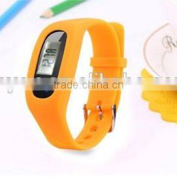 R0847 silicon pedometer watch for sport