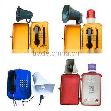 Tunnel subway railway industrial telephone with steady quality KNSP-08L