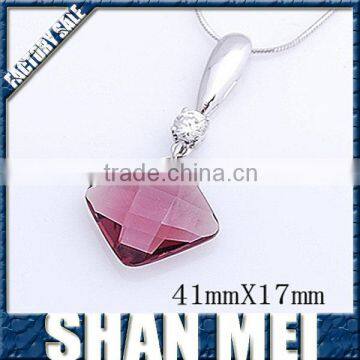new arrival fashion silver pengant with gemstone jewelry