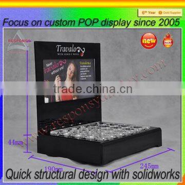 Good Design Black Acrylic Material Makeup Display Stand photo-5