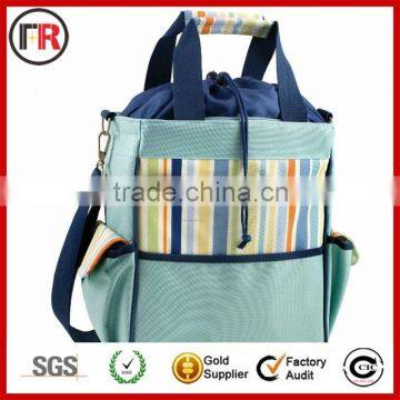 600D polyester food delivery cooler bag with shoulder