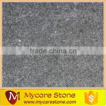 Wholesale dark grey G684 Granite flooring tile flamed surface