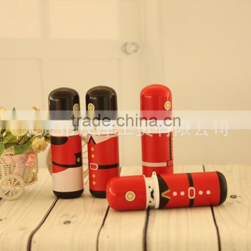 British style soldiers mug personalized children mug stainless steel vacuum bullet wholesale