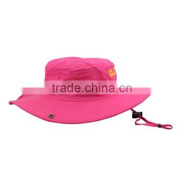 Soft Textile Sport UV-protection Floppy Hat With String