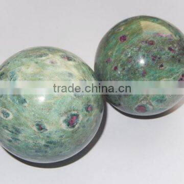 Wholesale Natural Ruby Fuchsite Sphere For Sale