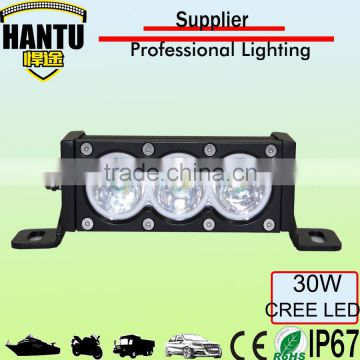 30w headlight 9 inch led light bar yellow foglight 30w lighting bar