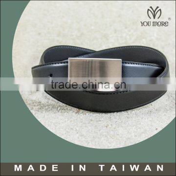 Formal press buckle man leather belt