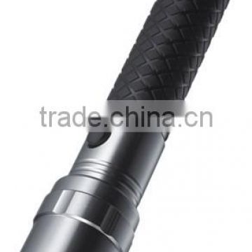 Rubber slipping 6+1 Led Aluminum Flashlight for 2C dry battery