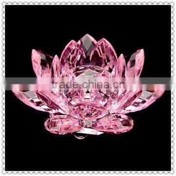 Hotsell Crystal Pink Wedding Diamond Lotus for Party Decoration photo-1