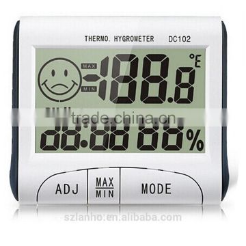 2016 New arrival Hot LCD Digital Clock Indoor Weather Thermometer Hygrometer Humidity Meter