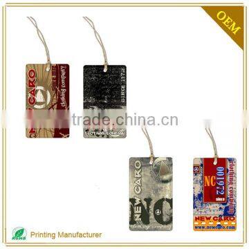 High Quality Careboard Clothes Labels Tags Making In China