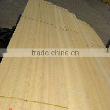 Fine Line Golden Teak Face Veneer for MDF