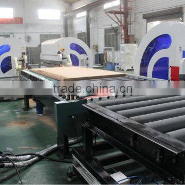 Solid wood door production line