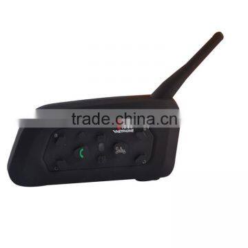Vnetphone V6 1200m 6 Riders 2 Riders Full Duplex Talking Bluetooth Intercom Wireless Motorcycle Headset With GPS Navigation