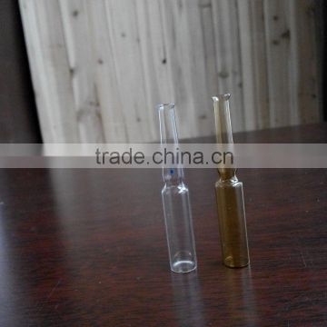 GMP and ISO certificate USP type1 OPC with blue point 2ml glass ampoule