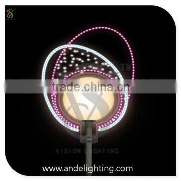 230V LED Christmas Street decoration light Pole motif light