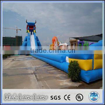 Hot sale plastic inflatable pools with slide for adults