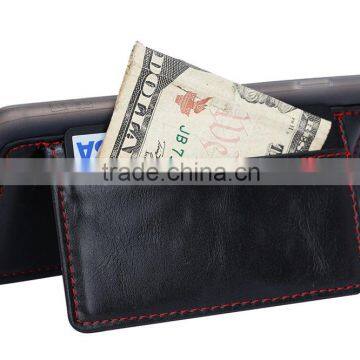 Leather Stand Back Case With Card Holder for Mobile Phone 6 photo-4