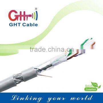 high quality cat6 cable in communication cables 23AWG cat6 Network wire SFTP