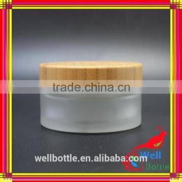 Glass Jar Wooden Lid With Round Glass Jars and Lids Wellbottle Wholesale
