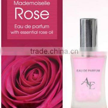 Eau de Parfum "Mademoiselle Rose" 30 ml., Paraben Free, Made In EU, Private Label Available.