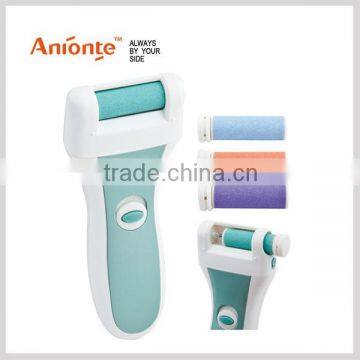 electric skin and callus remover with 4 different color rollers easy to replace