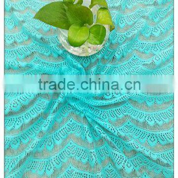 2014 African Swiss Keqiao Shaoxing Chemical New Design Thick Polyester Embroidery Lace Fabric for Garments photo-4