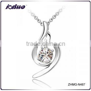 2015 Top Sales Lucky Angel Crystal Pendant Necklace