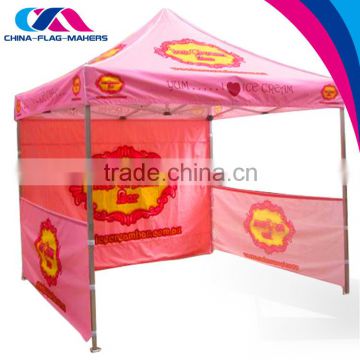 custom dye sublimation exhibition ez up tent