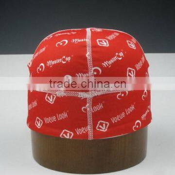 Red Print Swimming Cap photo-4