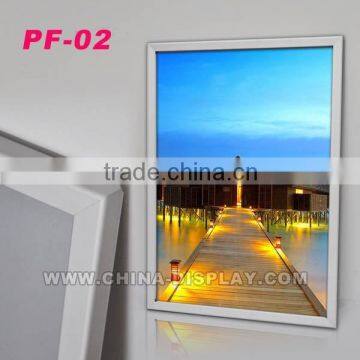 Aluminum 25mm Snap Frame a4 Clip Poster Frame Wall Mounted White Snap Frame