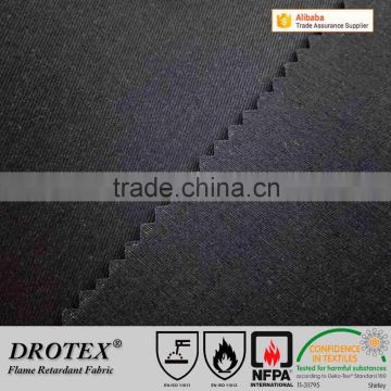 CVC79/19/2 250GSM 18*18 Fireproof antistatic carbon fiber oil resistant 2/1twill for protective work man fabric