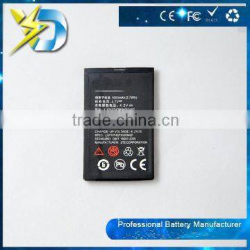 wholesale for zte mobile phone battery 3.7v 1000mah