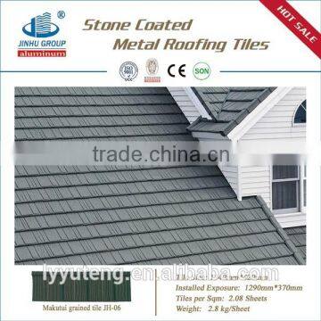 Colorful Classical Types /Stone Chips Coated Steel Roof Tiles