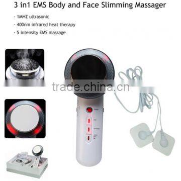 EMS Infrared 1MHz Ultrasound Galvanic Skin Care Anti Cellulite Lose Weight Slimming Body Therapy Face Fat Burner Fitness Beauty