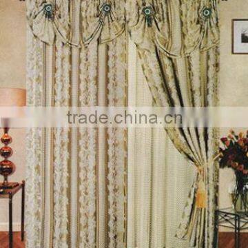 Yarn-Dyed Jacquard Curtain with Lining