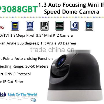 IW-P3088GBT HD Network Mini IR High Speed Dome Camera