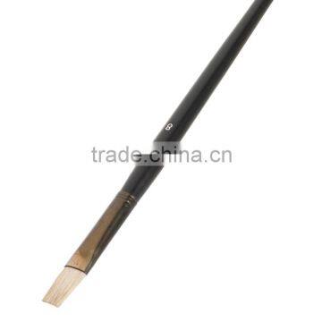 Order Professional Natural Bristle Artist Piantbrush Stencil Brush Oil Paint Brush Art Set For Acrylic And Oil Artistic Painting