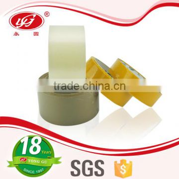 2014 Best Clear No Air Yellowish Tape Sealing OPP TAPE