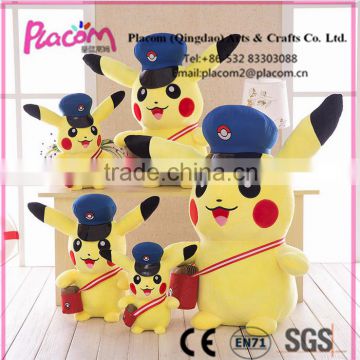 2016 High quality Cute Fashion Cheap Best selling Kid toys and Gifts Wholesale Plush toy Pikachu