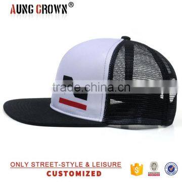 Design Your Own Custom Design Flat Brim Mesh Trucker Hats photo-3