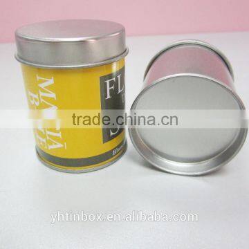 small custom round tin box for