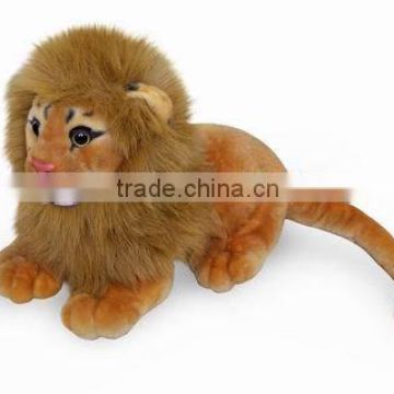 factory wholesale realistic lying lion plush toys stuffed animal toys plush jungle animal toy plush lion